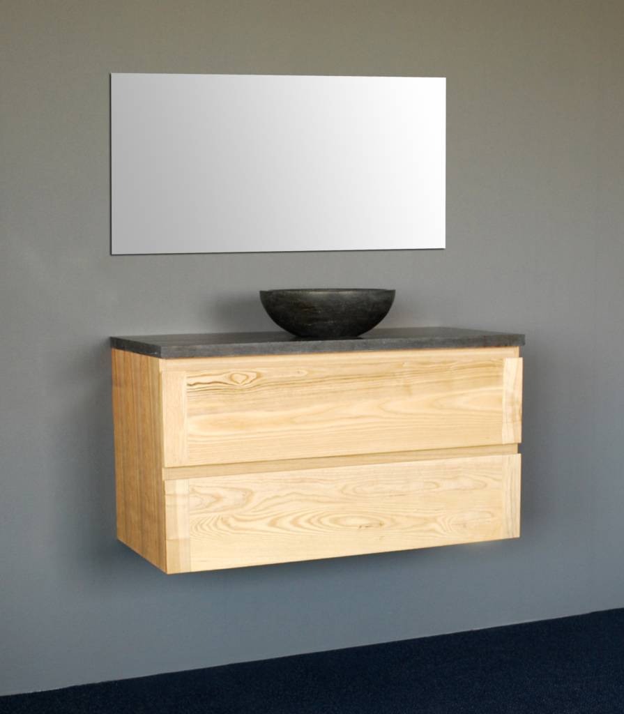 Badmeubel Wood Dynasty met ronde kom 80 Badmeubel Wood Dynasty met ronde kom 80