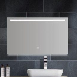 Aras dimbare LED condensvrije spiegel 1000x600 Aras dimbare LED condensvrije spiegel 1000x600