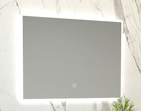 Kwil dimbare LED condensvrije spiegel 80x60 Kwil dimbare LED condensvrije spiegel 80x60