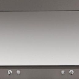 Reno omlijsting aluminium zwart spiegel 100x60 Reno omlijsting aluminium zwart spiegel 100x60