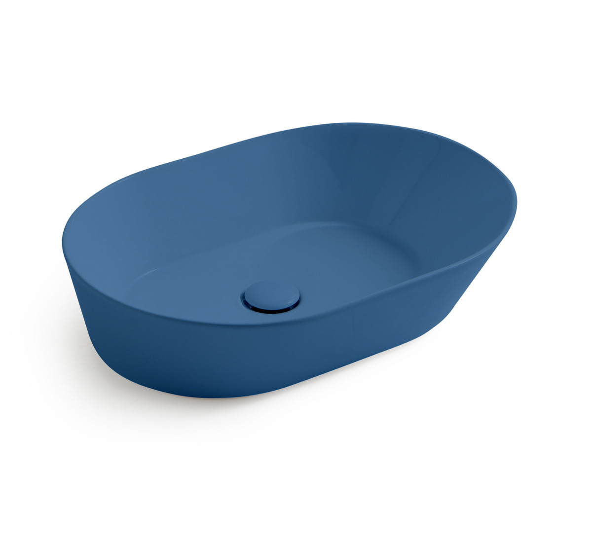 Mees Design Opbouw Waskom Ovaal Mat Blauw Mees Design Opbouw Waskom Ovaal Mat Blauw