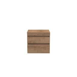 Badkamermeubel Finn 60x59x45cm Licht Eiken met Topblad Badkamermeubel Finn 60x59x45cm Licht Eiken met Topblad