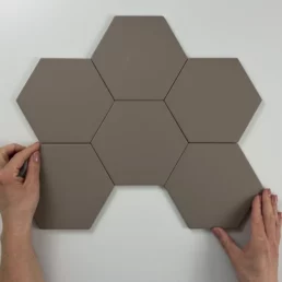 Hexagon Timeless Taupe mat 15x17 vloertegel / wandtegel
