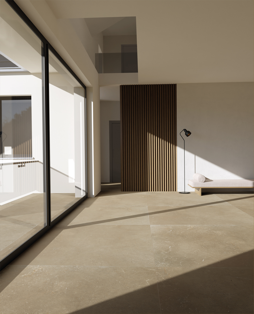 Wandtegel Overland Antracite Groove 60x120 rett Vloertegel Hollstone Sour 120x120 rett