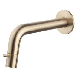 Sophia fonteinkraan inkortbaar met muurbevestiging 1/2" geborsteld koper Sophia fonteinkraan inkortbaar met muurbevestiging 1/2" geborsteld koper