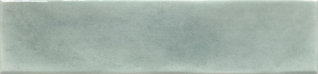 Wandtegel Maku Grey 25x75 Wandtegel Opal Turquoise 7,5x30 glans