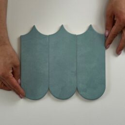 Wandtegel Alure Aqua visschub 8x21,5 Wandtegel Alure Aqua visschub 8x21,5