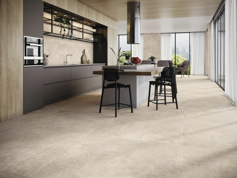 Vloertegel Concept Cream R11 anti-slip 120x120 rett Vloertegel Concept Cream mat 120x120 rett