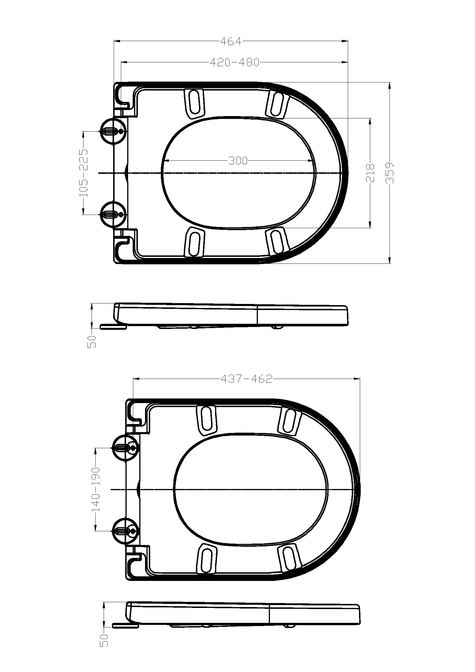 Wiesbaden Vesta toiletzitting softclose en quick release mat wit Wiesbaden Vesta toiletzitting softclose en quick release mat wit