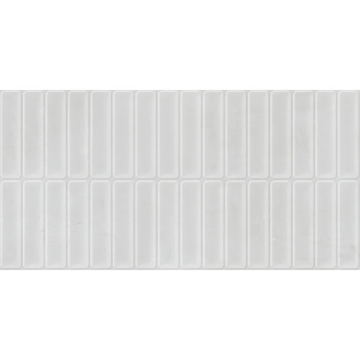 Beton Cire Bercy Bianco relieve wandtegel 60x120 rett Beton Cire Bercy Bianco relieve wandtegel 60x120 rett