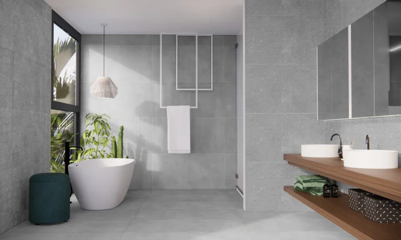Beton Cire Bercy Grigio 60x120 rett Beton Cire Bercy Grigio 60x60 rett